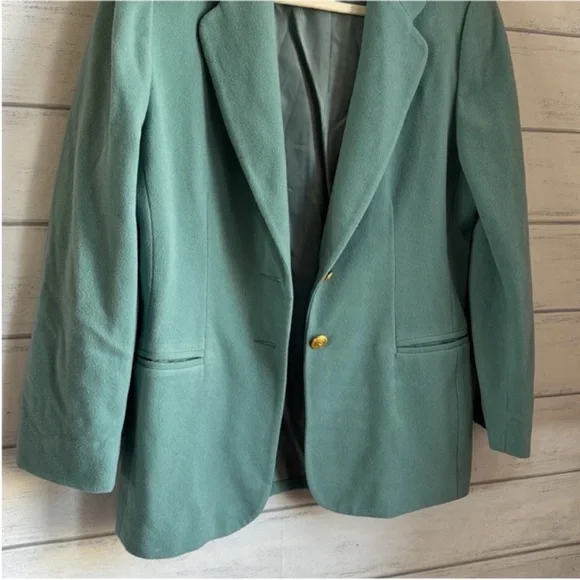Vintage Saks Fifth Avenue Cashmere /Wool Blazer Coat - Picture 5 of 7